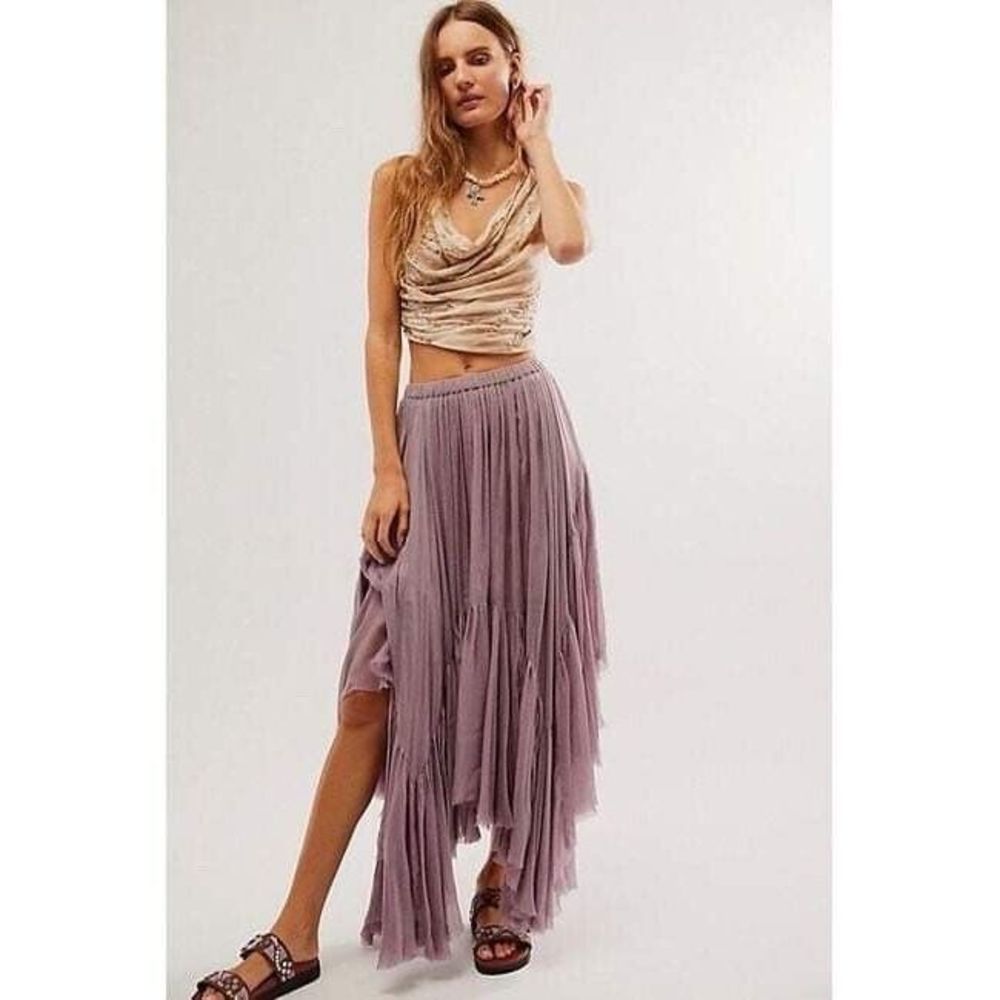 NEW Free People One Clover Printed Skirt Size L